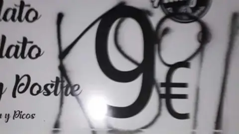 Pintadas del Kolectivo Sur en la Cervecer&iacute;a Los Amigos 