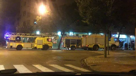 Incendio en Pizzer&iacute;a La Roma