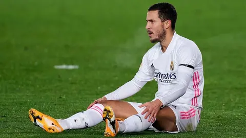 Eden Hazard con el Real Madrid 