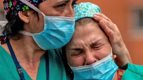 Sanitarios en la pandemia Covid-19