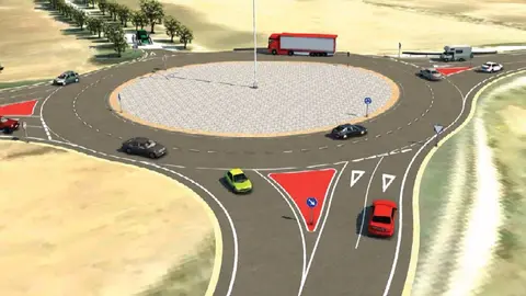 Rotonda proyectada en la A-382 por la Junta de Andaluc&iacute;a