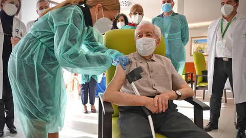 Vacuna contra el Covid-19 en residencia de mayores