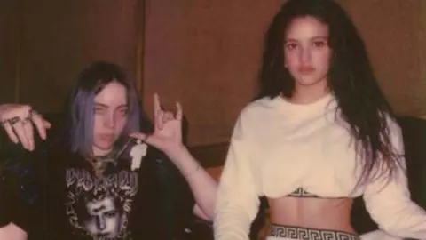 Rosal&iacute;a y Billie Eilish