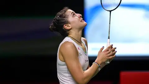 Carolina Mar&iacute;n celebra su victoria en Tailandia | Badminton Photo