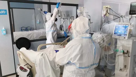 Hospitalizados por Covid-19 en Andaluc&iacute;a