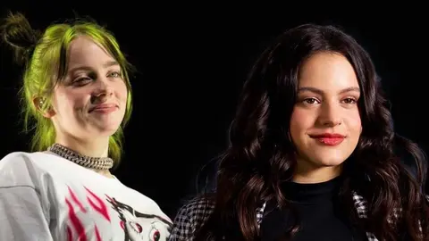 Rosal&iacute;a y Billie Eilish