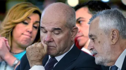 Manuel Chaves, Jos&eacute; Antonio Gri&ntilde;&aacute;n, Susana D&iacute;az y Pedro S&aacute;nchez