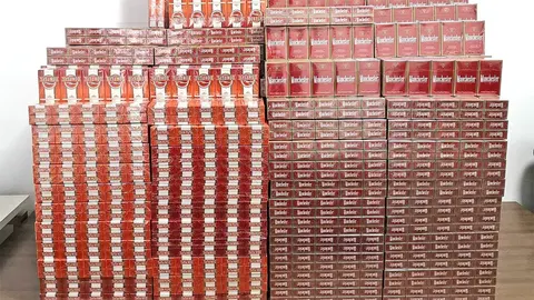 Cajetillas de tabaco de contrabando