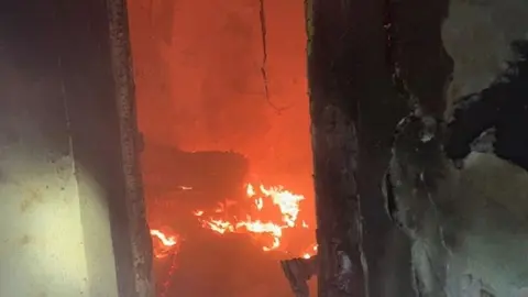 Incendio en una vivienda
