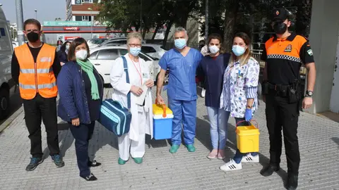 Junta de Andaluc&iacute;a vacuna ante el Covid-19 en Tomares