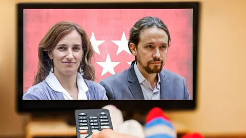 M&oacute;nica Garc&iacute;a y Pablo Iglesias Comunidad de Madrid