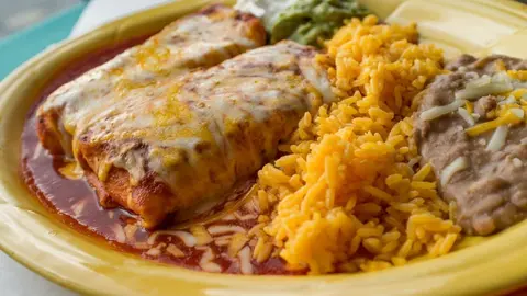 Chimichanga plato