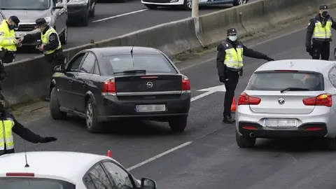 Un control de movilidad