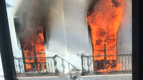 Incendio de una vivienda