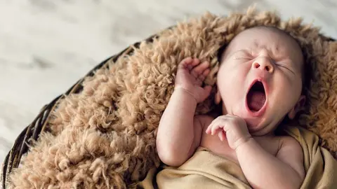 Beb&eacute; reci&eacute;n nacido / Imagen de Archivo