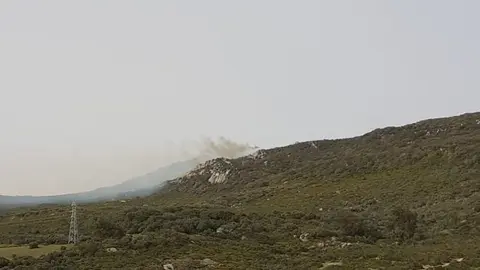 Incendio forestal en la finca La Hoya de Benalup-Casas Viejas (C&aacute;diz)