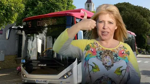 Mamen Sanchez autobus