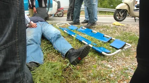 accidente fallecido ambulancia 