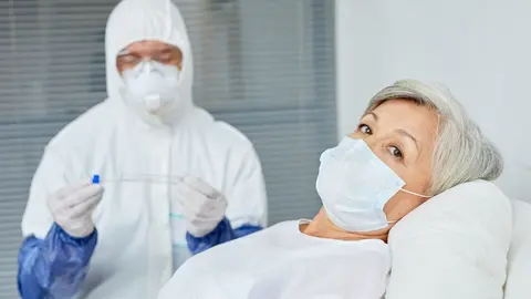 Persona hospitalizada por Covid-19