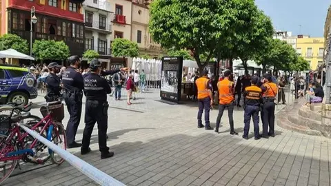 Dispositivo de Seguridad frente al Covid-19 en Sevilla / EP