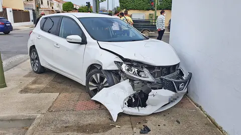 Accidente en calle Alcazar de Jerez