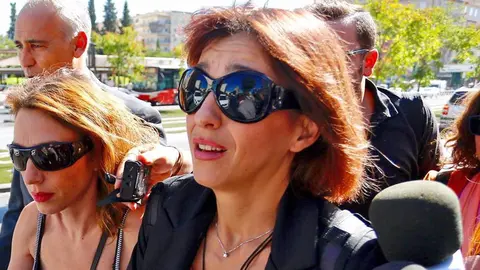 Juana Rivas acudiendo al Juzgado