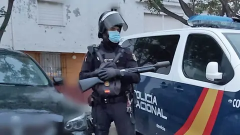 Polic&iacute;a Nacional en Registros en el Campo de Gibraltar Anti-Droga