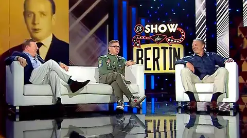 Los Morancos y Bert&iacute;n Osborne durante 'El show de Bert&iacute;n'