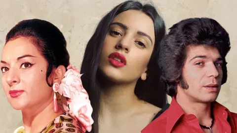 Rosal&iacute;a, Lola Flores y Camar&oacute;n / El Mira