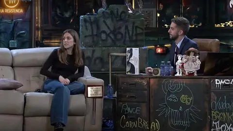 Marina Salas y David Broncano en La Resistencia