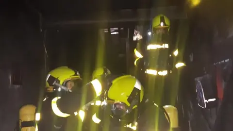 Incendio en una vivienda en C&aacute;diz