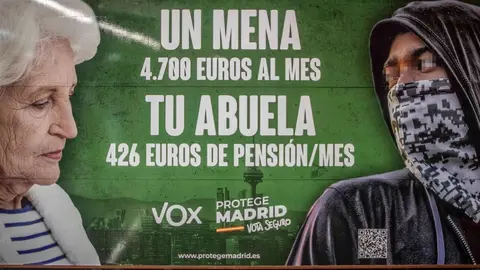 Cartel electoral de Vox en Madrid / El Mira