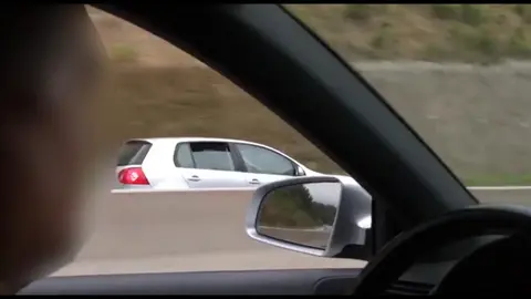 Conductor pillado circulando en sentido contrario