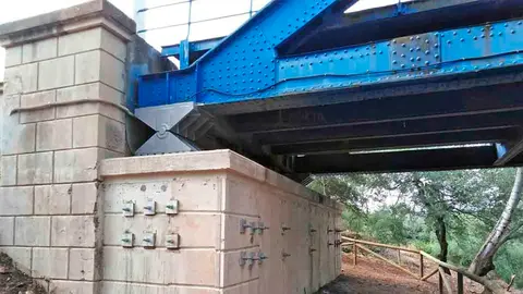 Mejoras acometidas en el Puente de la Barca
