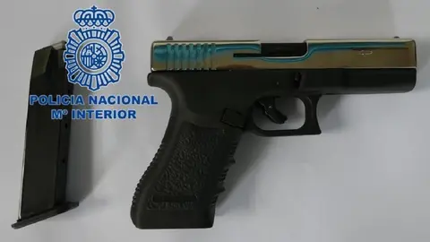 Una pistola simulada
