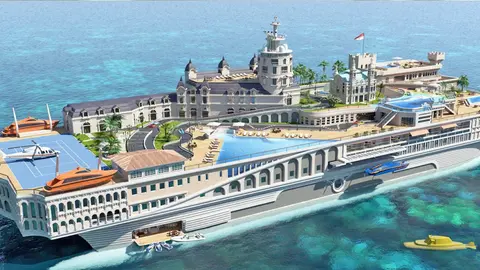 Yate The streets of M&oacute;naco