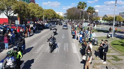 Motorada en Jerez Avenida de Europa | Jes&uacute;s Catal&aacute;n para elMira.es