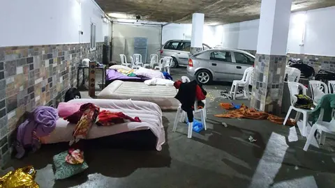 Zona de aglomeracion de j&oacute;venes donde intervino la Polic&iacute;a Local de Chiclana