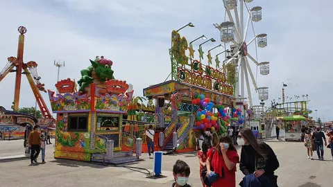 Cacharritos en la Feria de Jerez