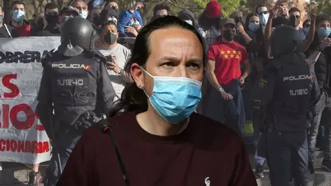 Vox pide imputar a Pablo Iglesias por los altercados de Vallecas
