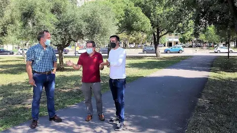Jose Antonio D&iacute;az visita el Parque Atl&aacute;ntico