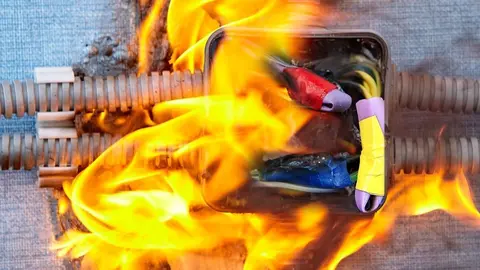 Fuego por cortocircuito