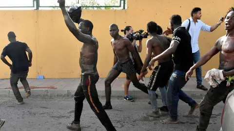 Subsaharianos en Melilla