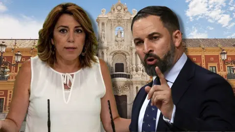 Susana D&iacute;az y Santiago Abascal / El Mira