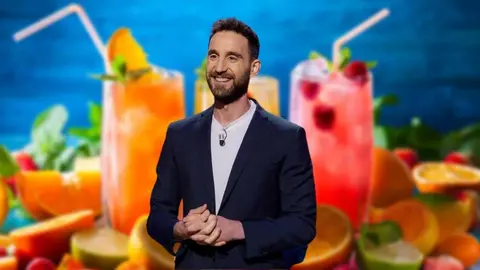 Dani Rovira y su nueva bebida | Foto: El Mira