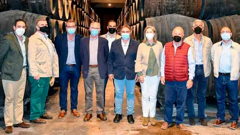 Reuni&oacute;n Bert&oacute;n y Cooperativas Vino Chiclana