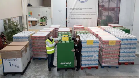 Recogida de alimentos en Mercadona