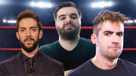 Ibai Llanos, David Broncano, y Auronplay