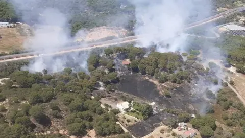 Incendio Cartaya / Twitter Meteo Cartaya