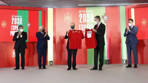 Presentaci&oacute;n candidatura de Espa&ntilde;a y Portugal al Mundial de 2030